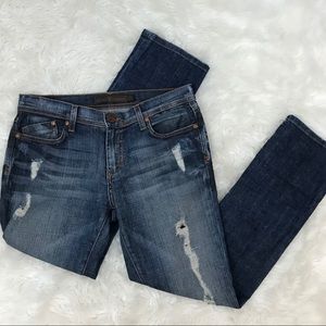 Dylan George Distressed Straight Leg Jean Women 26